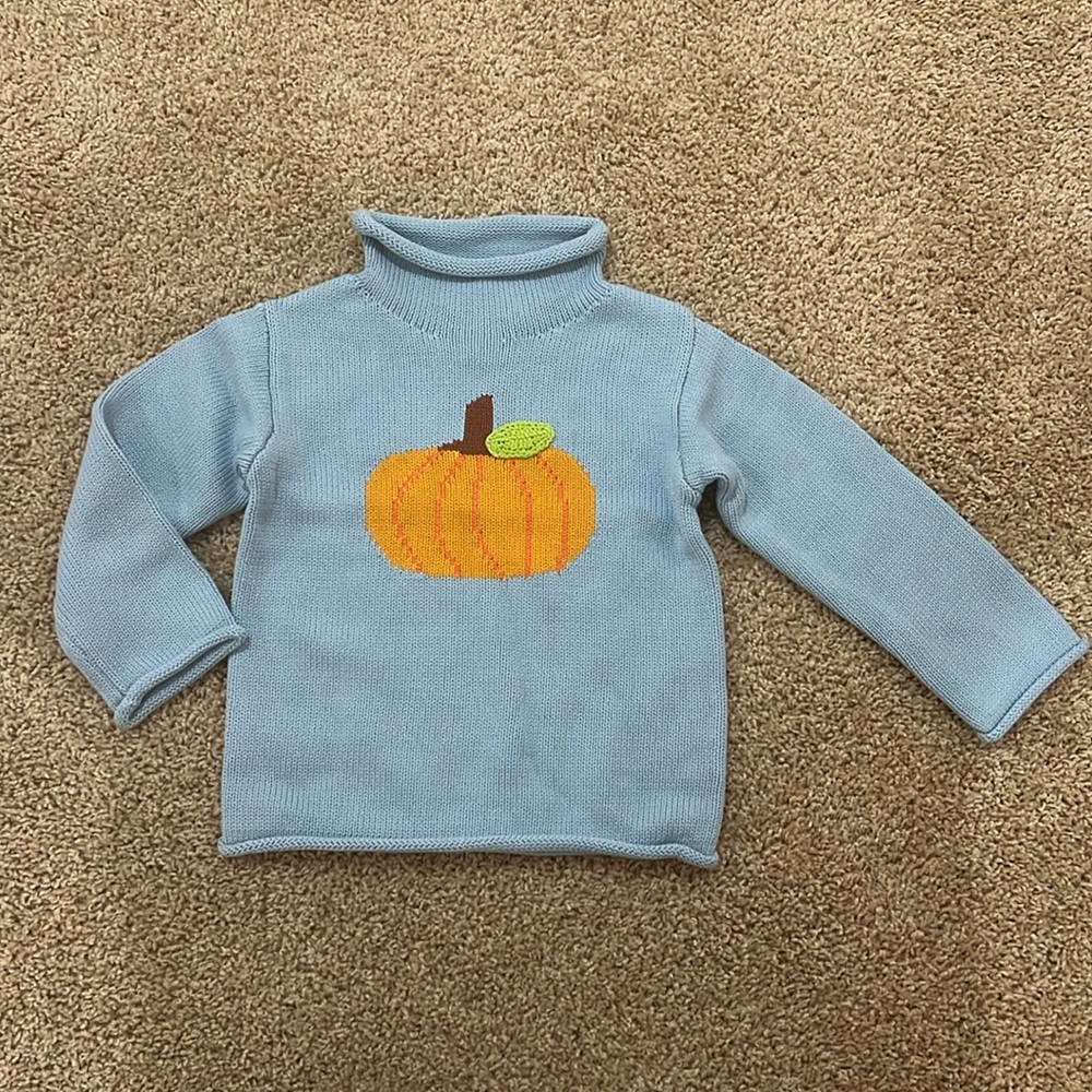 Mudpie Rollneck Pumpkin Sweater